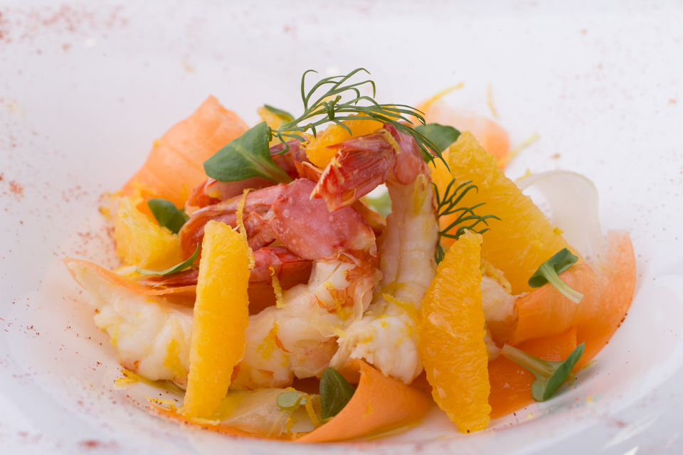 Insalata di gamberi e agrumi Insalata di gamberi e agrumi