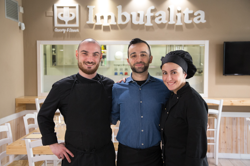 Lo staff del ristorante Imbufalita Lo staff del ristorante Imbufalita